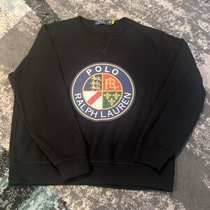 Ralph Lauren black crewneck sweater (custom)